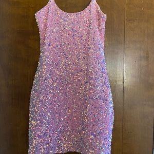 Lucy In the sky sequin dress.